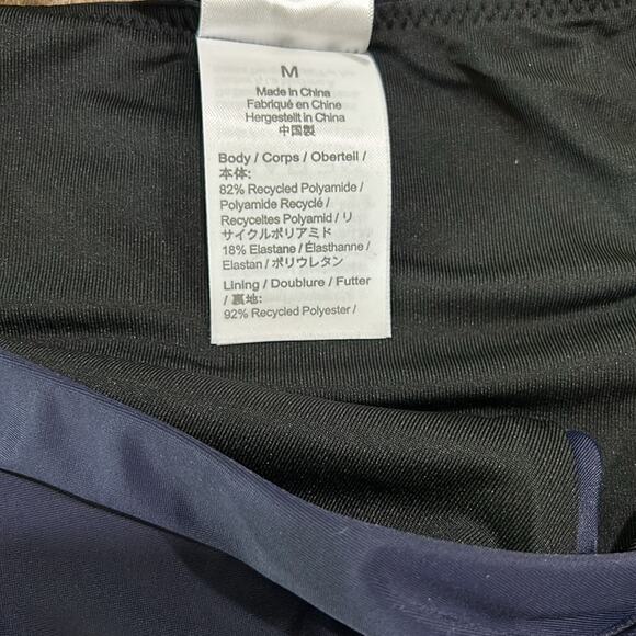 J.Crew Curved Waist Cheeky Bikini Bottom, Navy, Size M - Picture 3 of 5